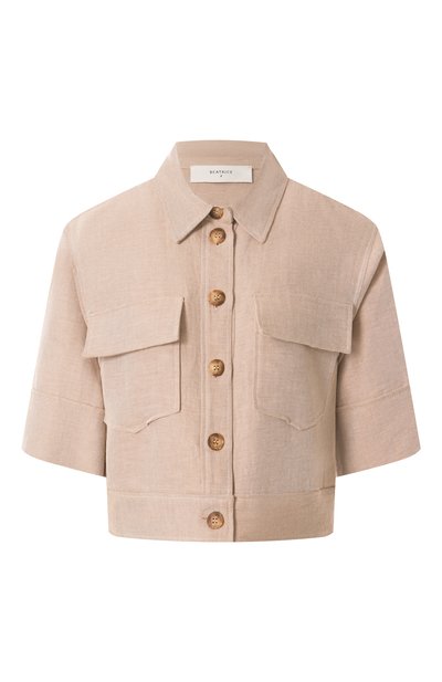 Женская рубашка изо льна и хлопка BEATRICE .B, арт. 25FE3995CLI0