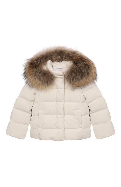 Пуховик с отделкой из енота IL GUFO, арт. A25GGM0007N0108/2-4