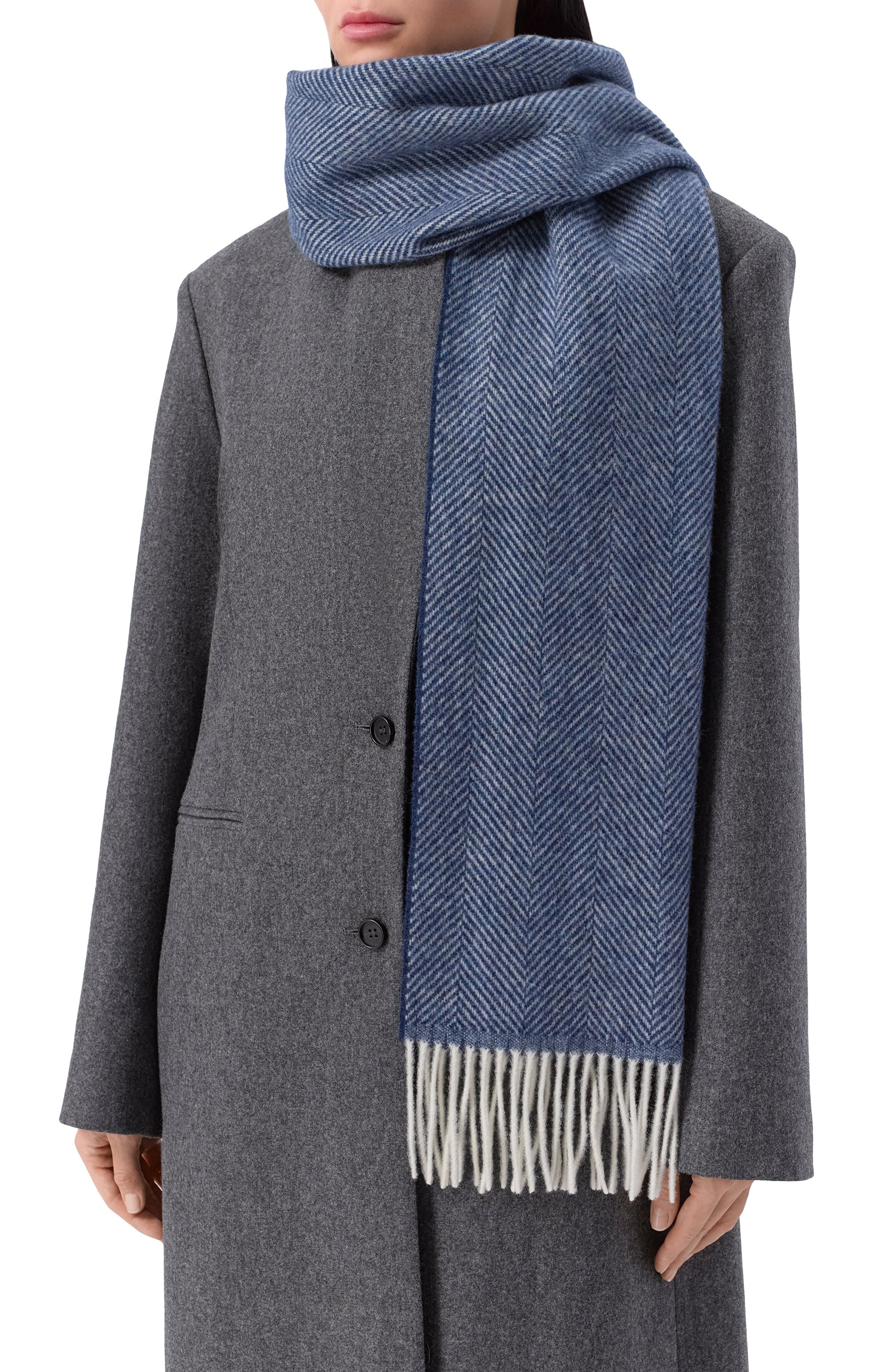 Шерстяной шарф LANVIN, арт. 710002440, фото 2