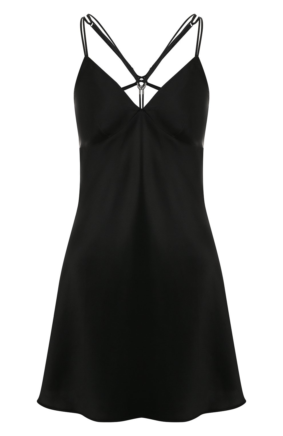 Шелковая сорочка CHANTELLE X черного цвета по цене 25580 руб., арт. T06FD0, фото 1 Шелковая сорочка CHANTELLE X, арт. T06FD0, фото 1