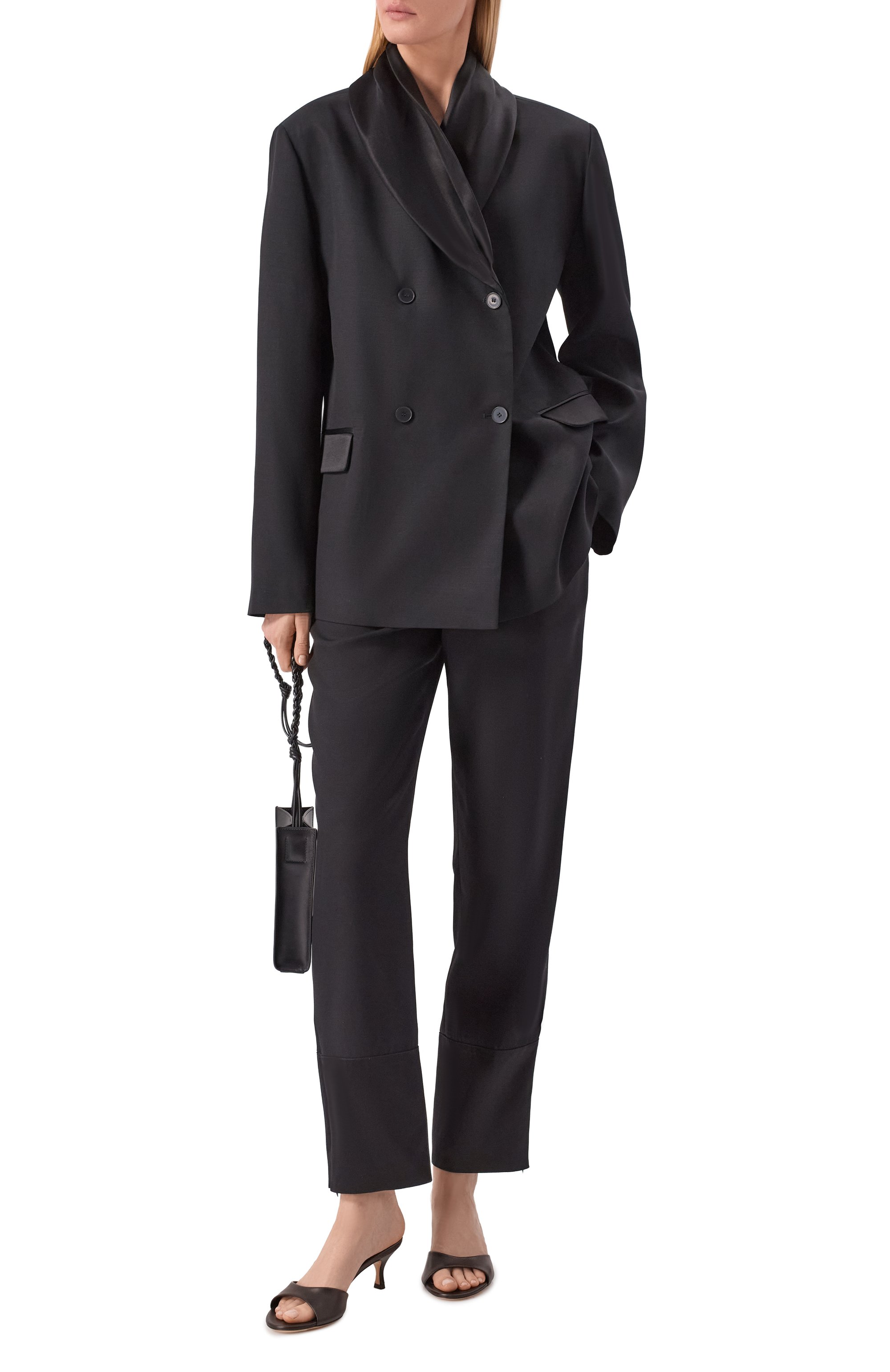 Брюки из вискозы и шерсти LOULOU DE SAISON, арт. MAH0NEY, фото 2