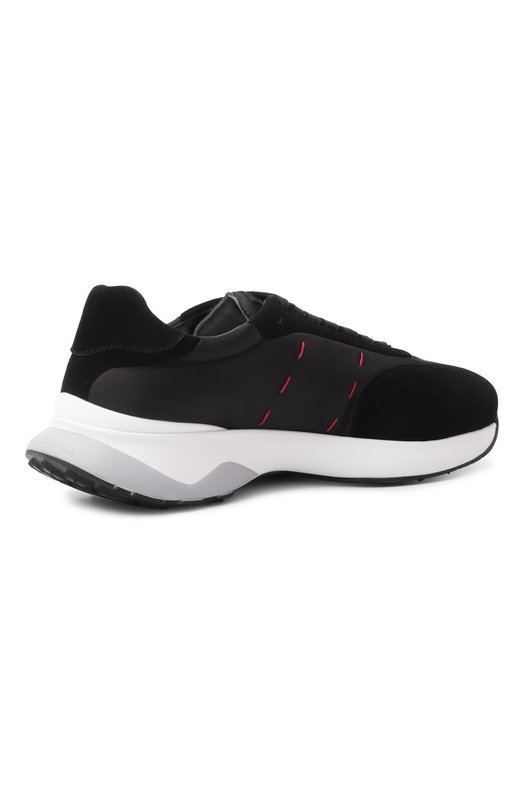 Текстильные кроссовки Kiton USSA374N0133301 Чёрный  USSA374N0133301 Фото 5