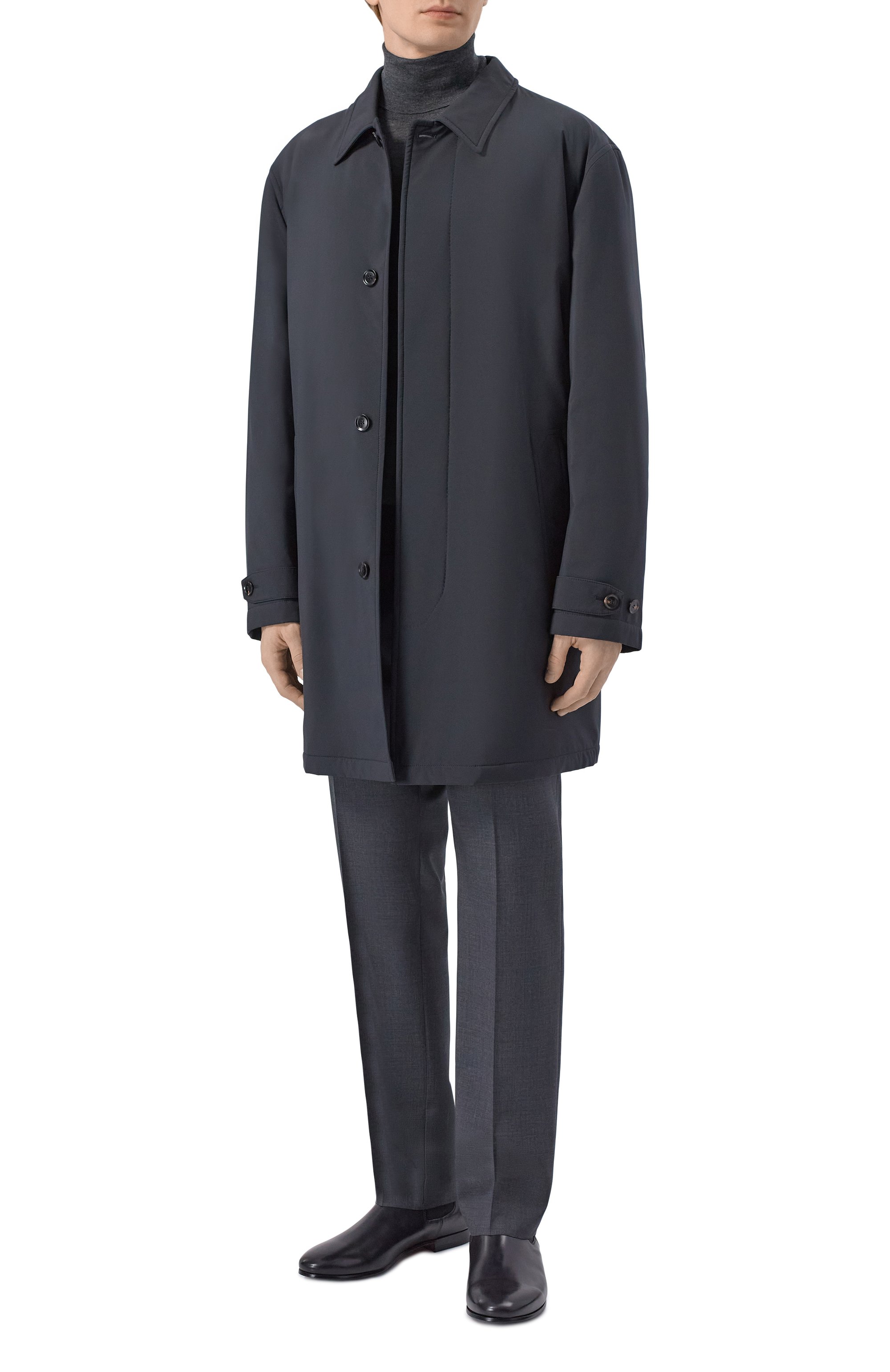 Шерстяные брюки BERWICH темно-серого цвета по цене 33100 руб., арт. SC/1, фото 2 Шерстяные брюки BERWICH, арт. SC/1, фото 2