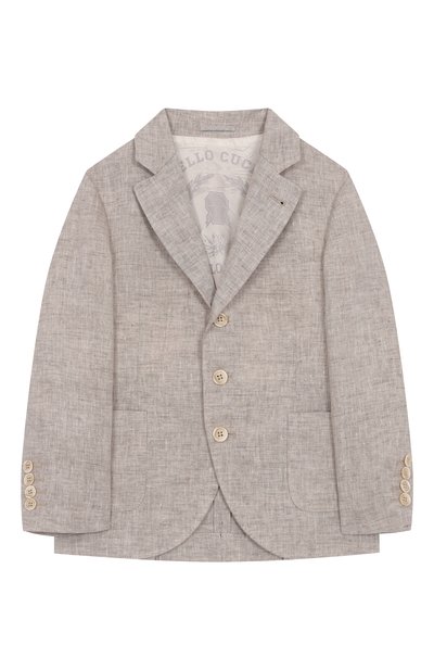 Льняной пиджак BRUNELLO CUCINELLI, арт. BB430K729C
