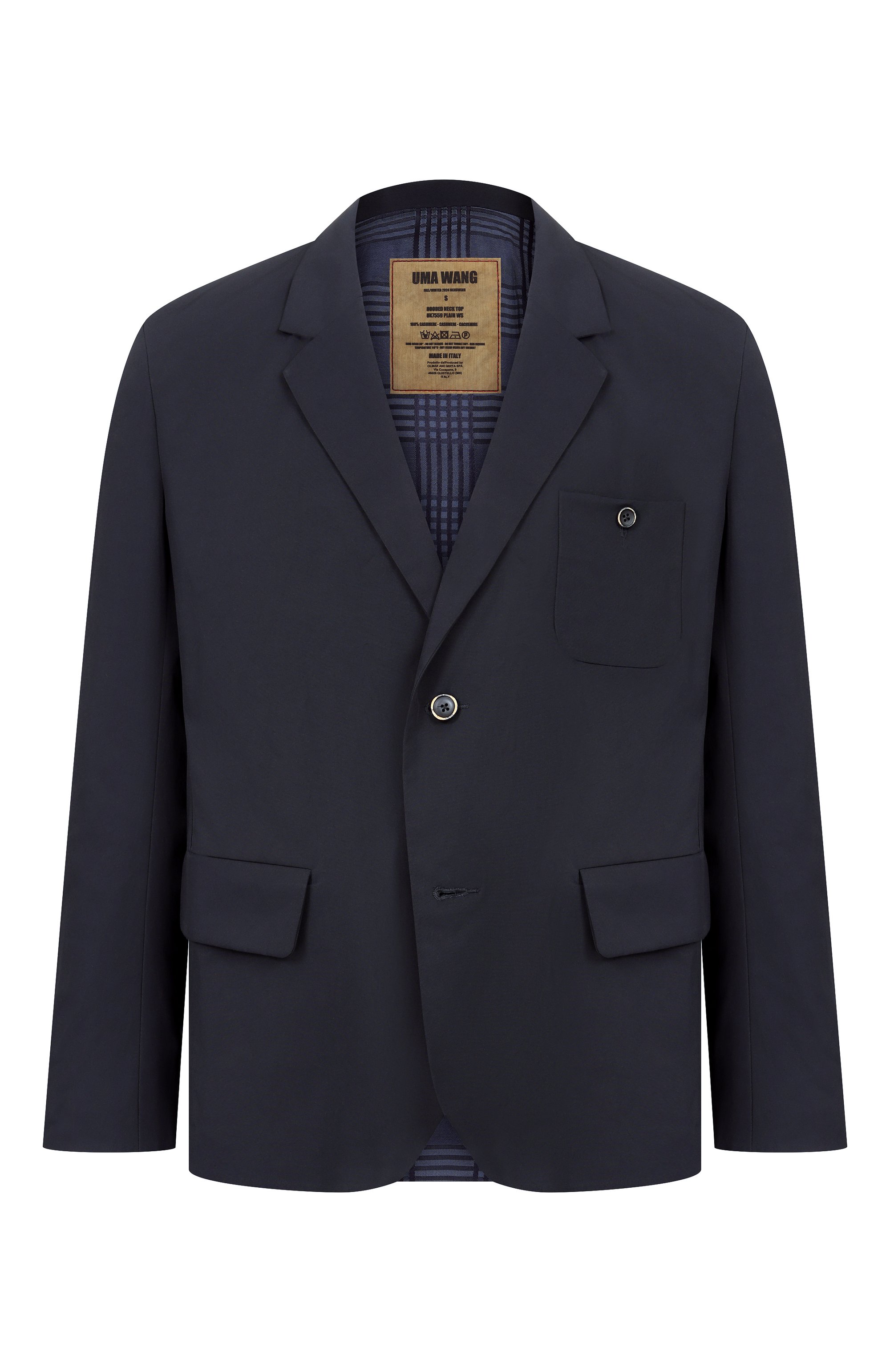 Однобортный пиджак UMA WANG, арт. UM6516, фото 1