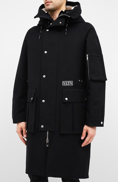 Хлопковая парка VALENTINO, арт. UV3CJD206E7, фото 3