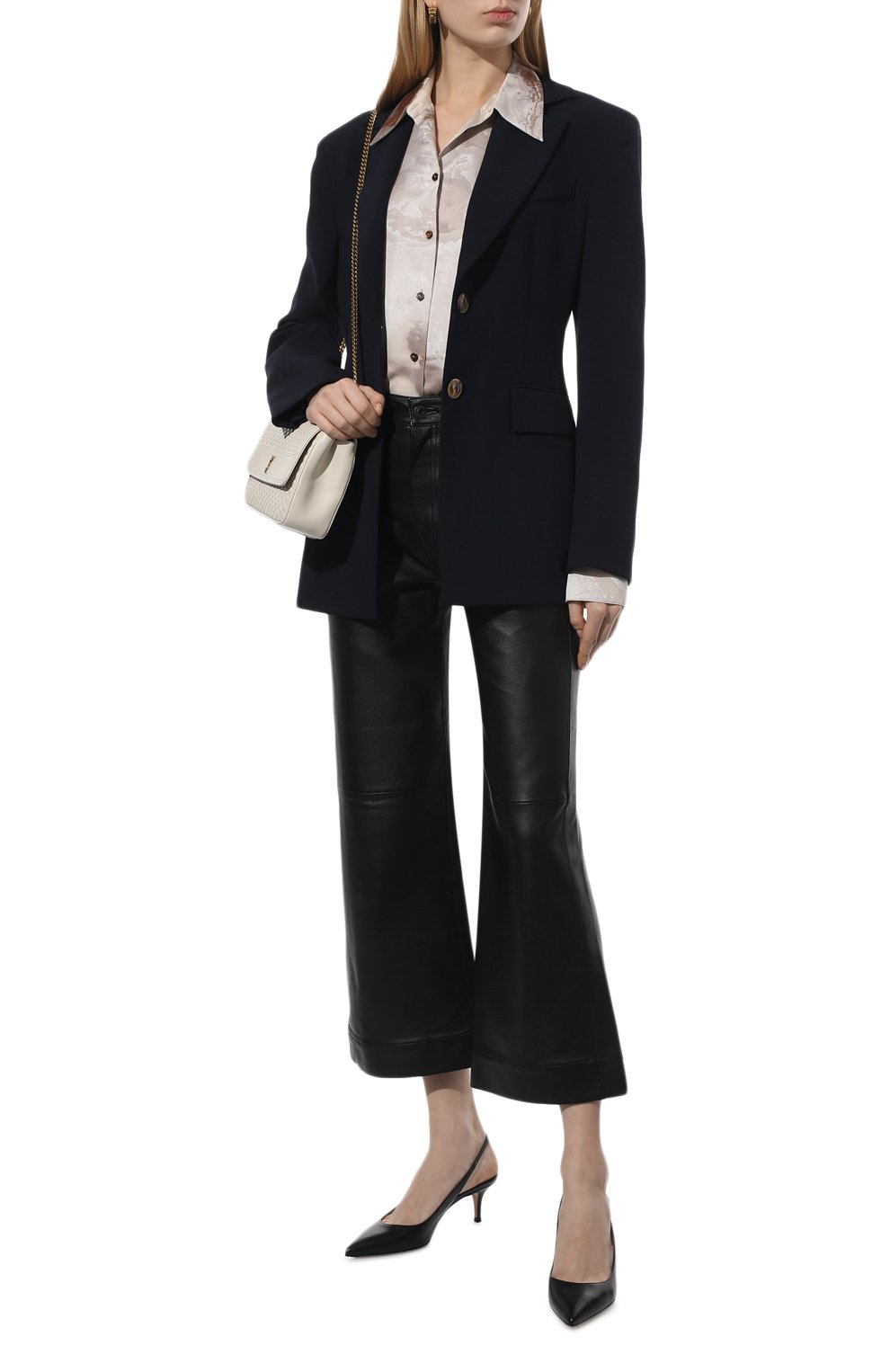 Кожаные туфли ribbon sling GIANVITO ROSSI, арт. G95266.55RIC.VITNER0, фото 2