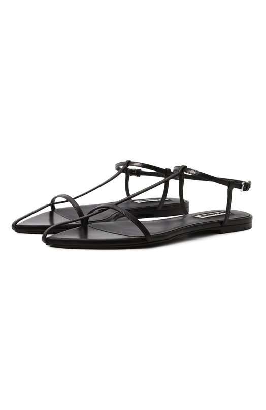 Кожаные сандалии Jil Sander J15WP0081/P8226 Чёрный J15WP0081/P8226