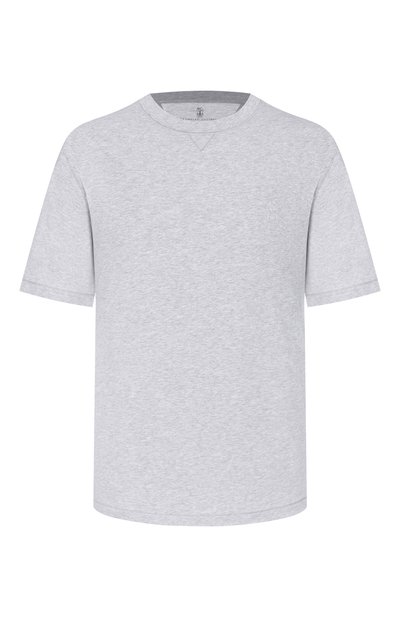 Мужская хлопковая футболка BRUNELLO CUCINELLI, арт. M0B131328G