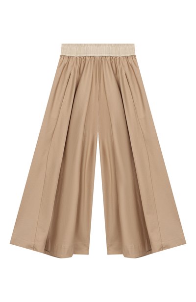 Хлопковые брюки UNLABEL бежевого цвета по цене 14600 руб., арт. CASSIA-2/08-IN001-A/8A-10A, фото 1 Хлопковые брюки UNLABEL, арт. CASSIA-2/08-IN001-A/8A-10A, фото 1