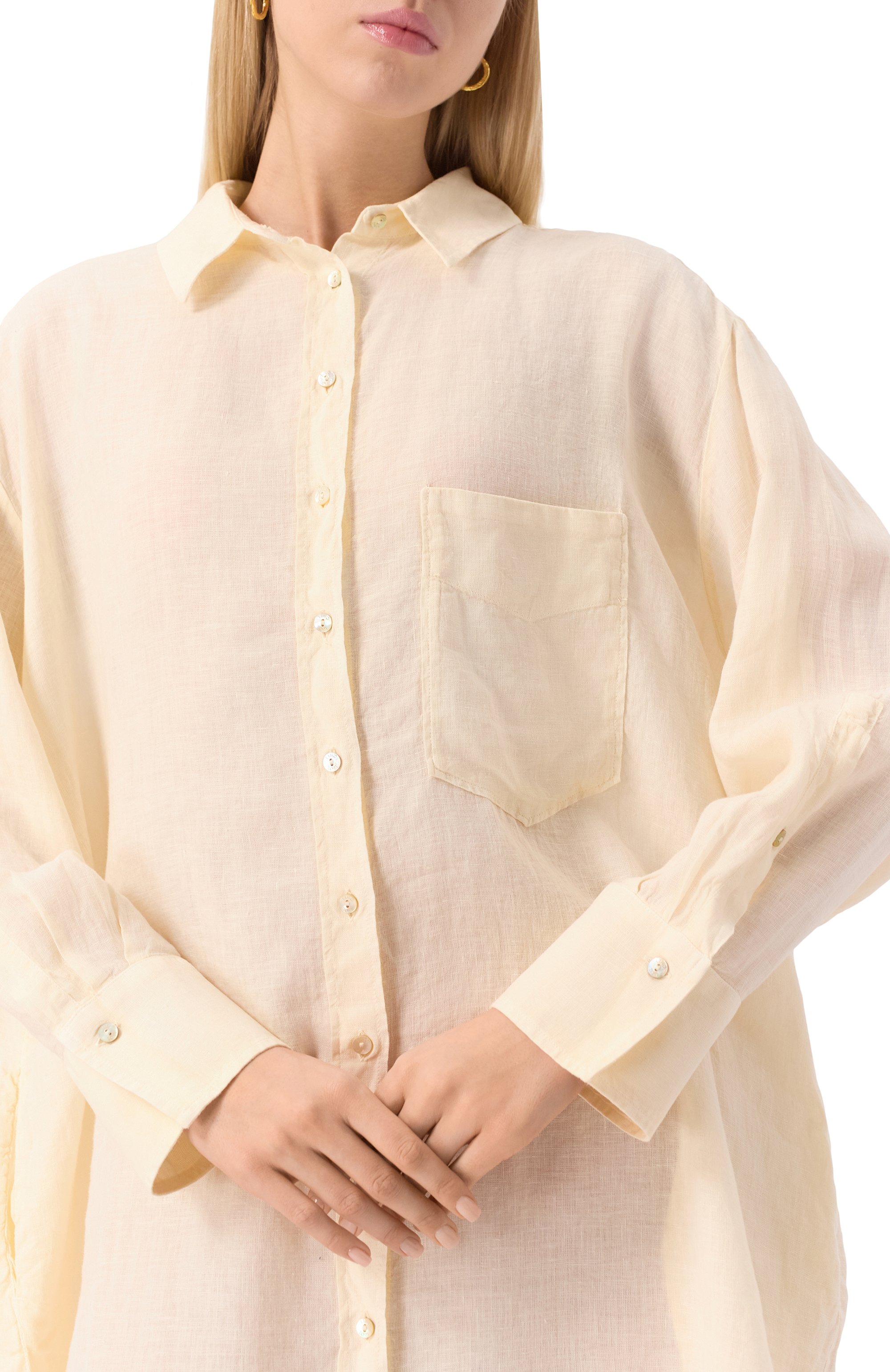 Льняное платье 120% LINO, арт. 32ALIW4PJ4/000B317, фото 5