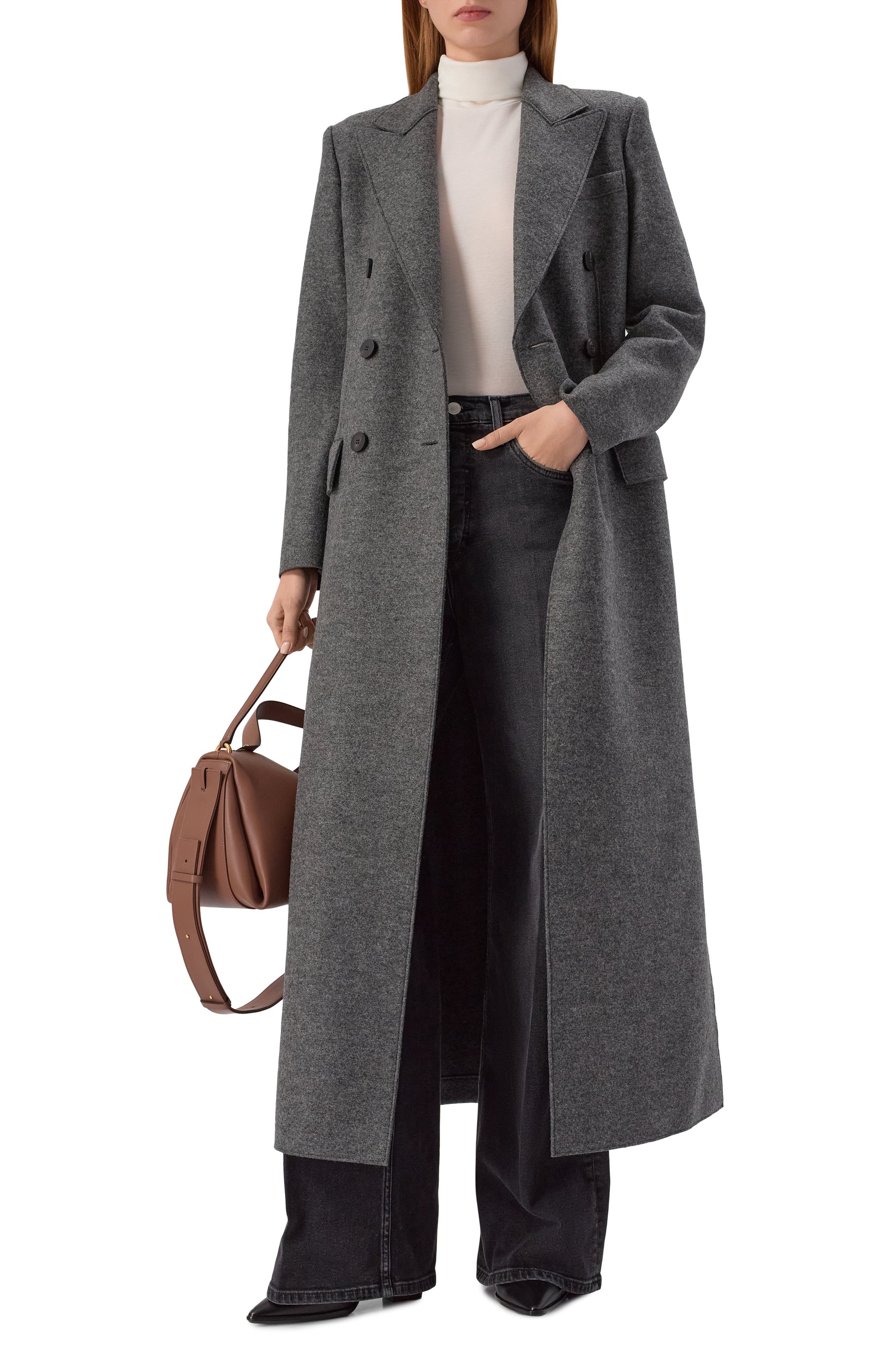 Шерстяное пальто HARRIS WHARF LONDON, арт. AA1604MLK, фото 2