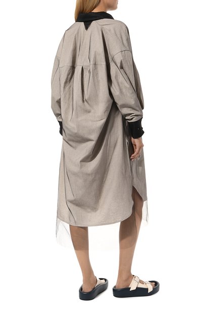 Платье изо льна и хлопка MIDGARD PARIS, арт. B42702, фото 4