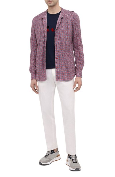 Хлопковая рубашка KITON, арт. UMCMARH0761102, фото 2