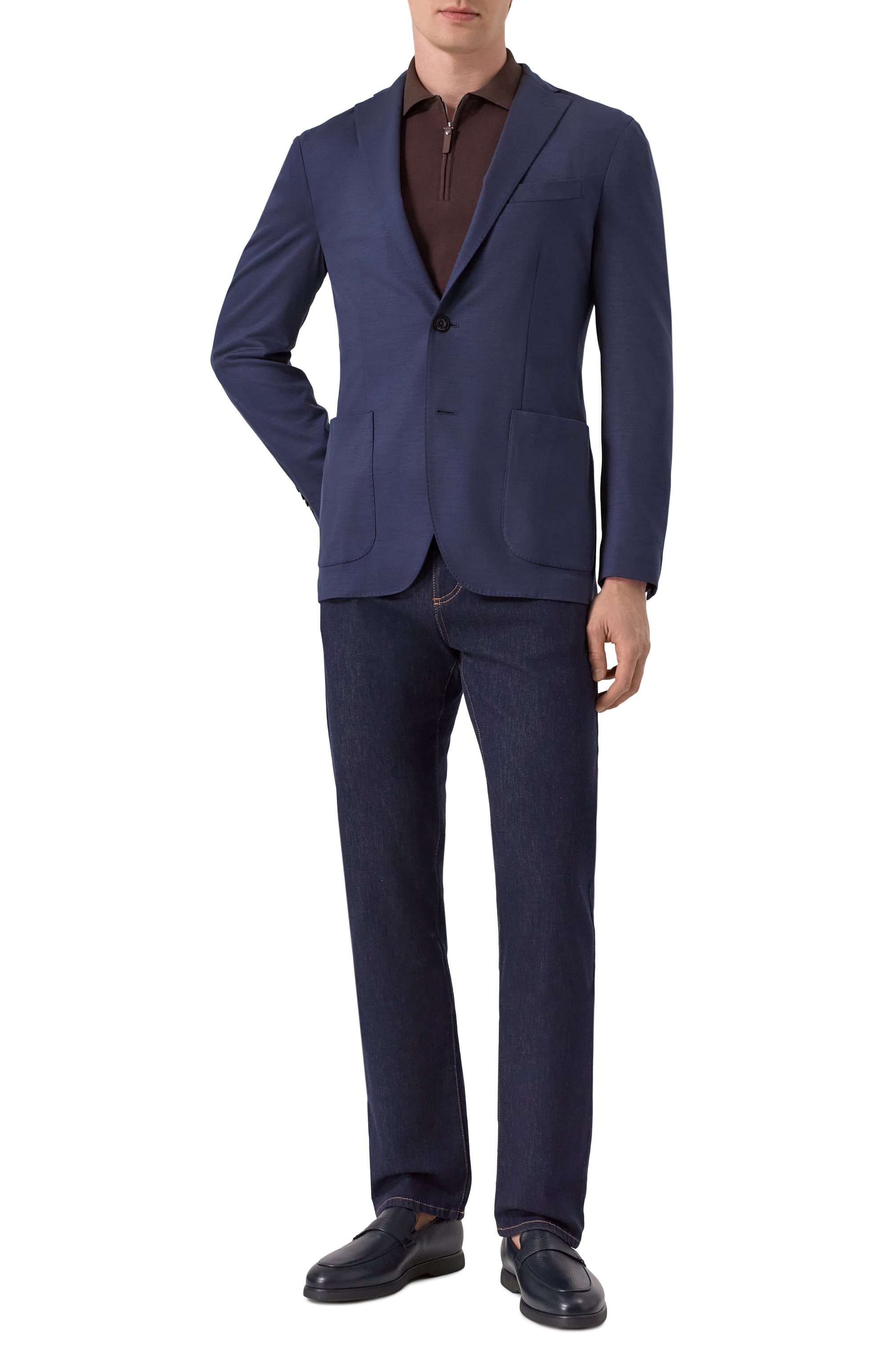 Кожаные лоферы ZILLI, арт. H0148AM1945VZTP02, фото 2