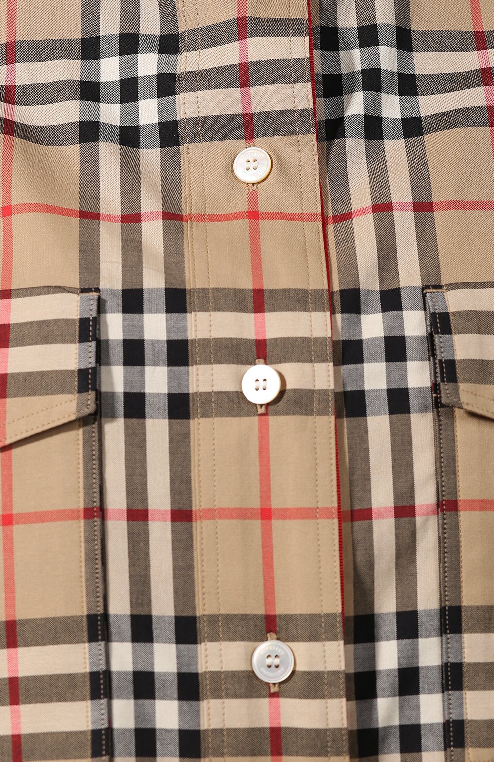 Хлопковая рубашка BURBERRY, арт. 8009037, фото 5