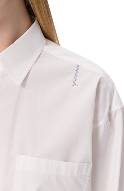 Хлопковая рубашка MARNI, арт. CAMA0505S6/UTC223, фото 5