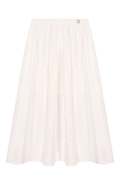 Хлопковая  юбка ELIE SAAB JUNIOR, арт. EFG0044 MX/TS0724