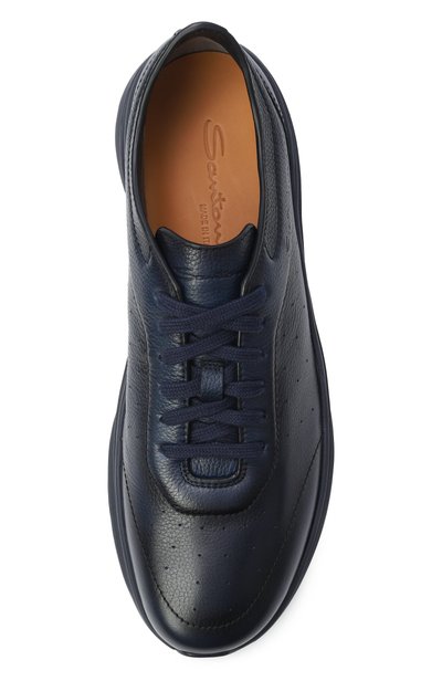 Кожаные кроссовки bounce SANTONI темно-синего цвета по цене 99500 руб., арт. MBBG2207000CKCKI, фото 5 Кожаные кроссовки bounce SANTONI, арт. MBBG2207000CKCKI, фото 5