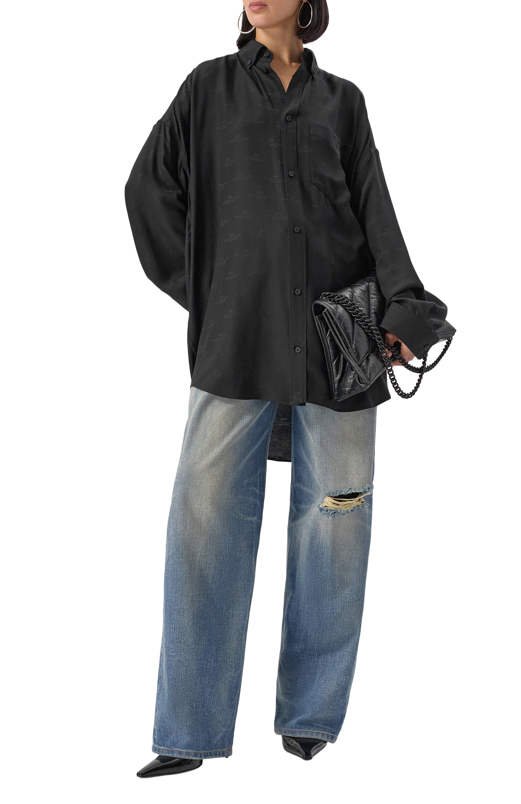 Шелковая рубашка BALENCIAGA, арт. 773300/TRN07, фото 2