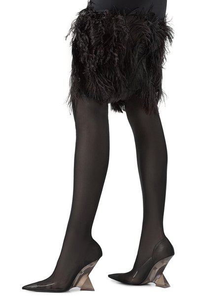 Текстильные ботфорты cheopissima 105 THE ATTICO, арт. 246WSH00802/PAA066PH, фото 3