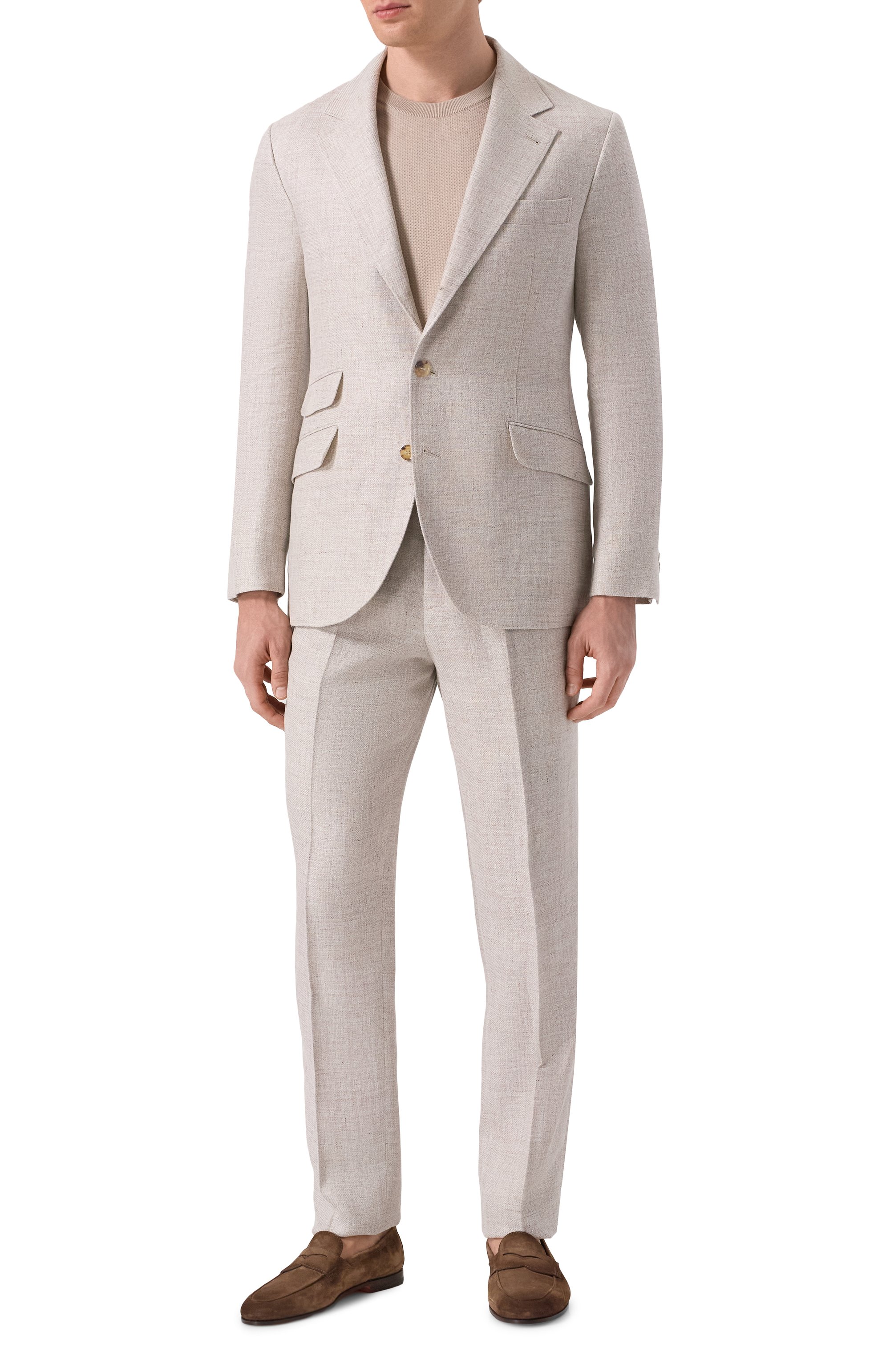 Костюм изо льна и шерсти BRUNELLO CUCINELLI, арт. MW482LDWH, фото 2