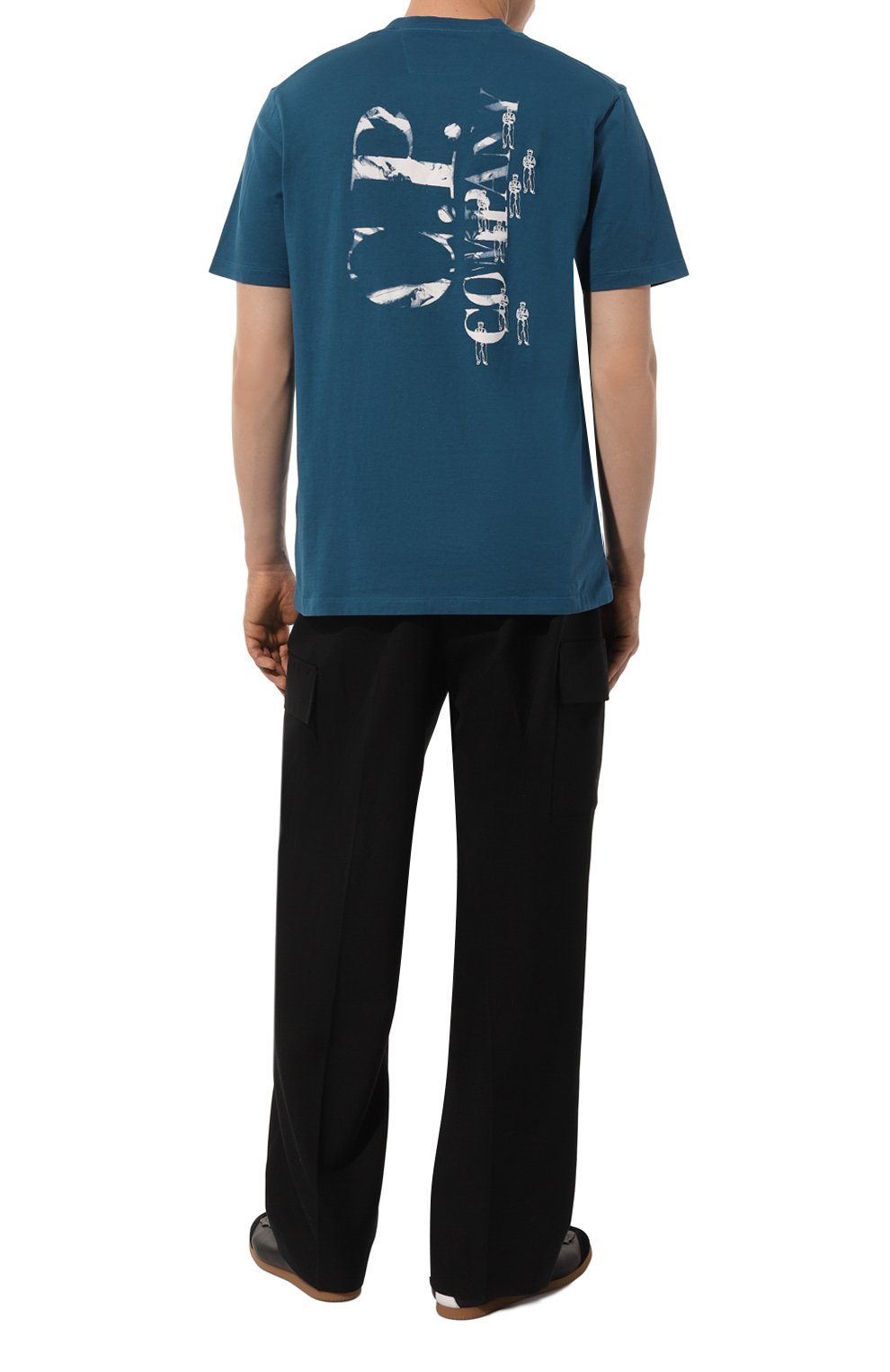 Хлопковая футболка C.P. COMPANY, арт. 16CMTS143A006586W, фото 2