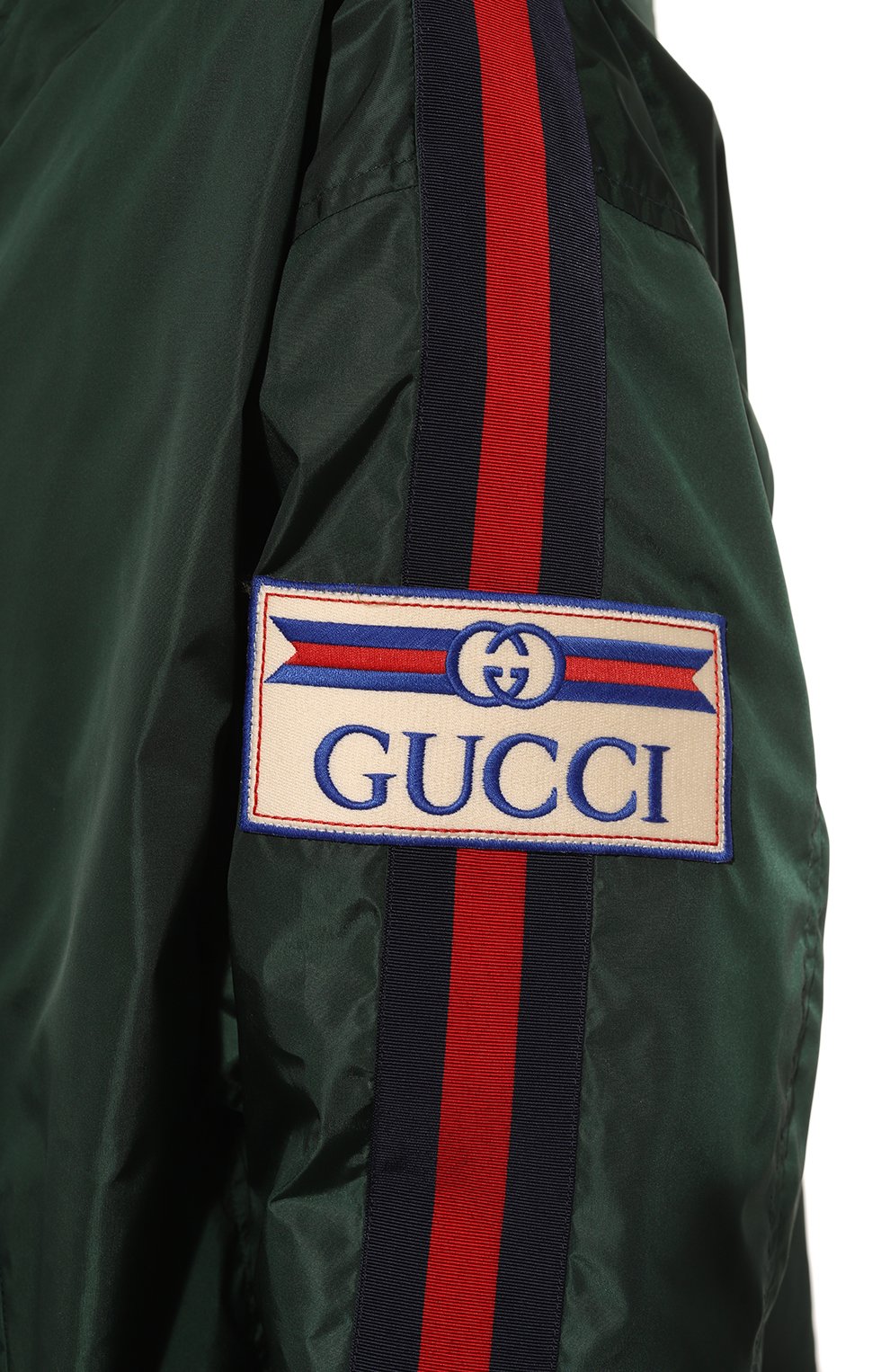 Анорак GUCCI зеленого цвета по цене 172800 руб., арт. 654827 ZAGVU, фото 5 Анорак GUCCI, арт. 654827 ZAGVU, фото 5