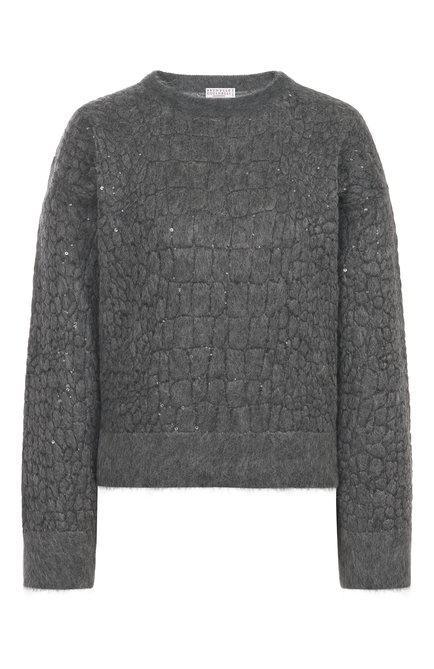 Женский свитер из шерсти и кашемира BRUNELLO CUCINELLI, арт. MBP240400P