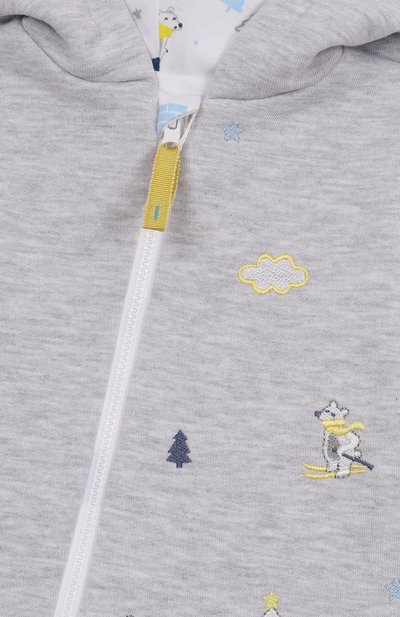 Хлопковый комбинезон мишка на севере CHEPE, арт. 371633, фото 3