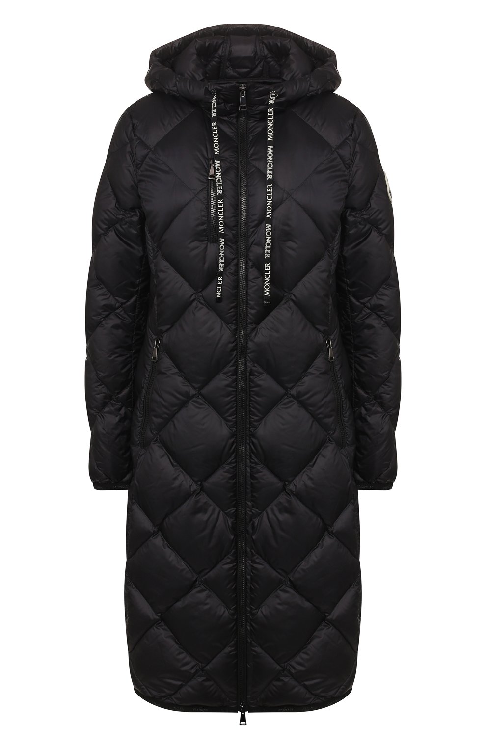 Пуховое пальто suvex MONCLER черного цвета по цене 133000 руб., арт. F1-093-1C515-00-C0381, фото 1 Пуховое пальто suvex MONCLER, арт. F1-093-1C515-00-C0381, фото 1