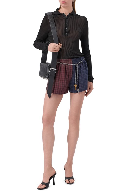 Хлопковые шорты Alexander Wang 1WC3254914 Разноцветный  1WC3254914 Фото 2