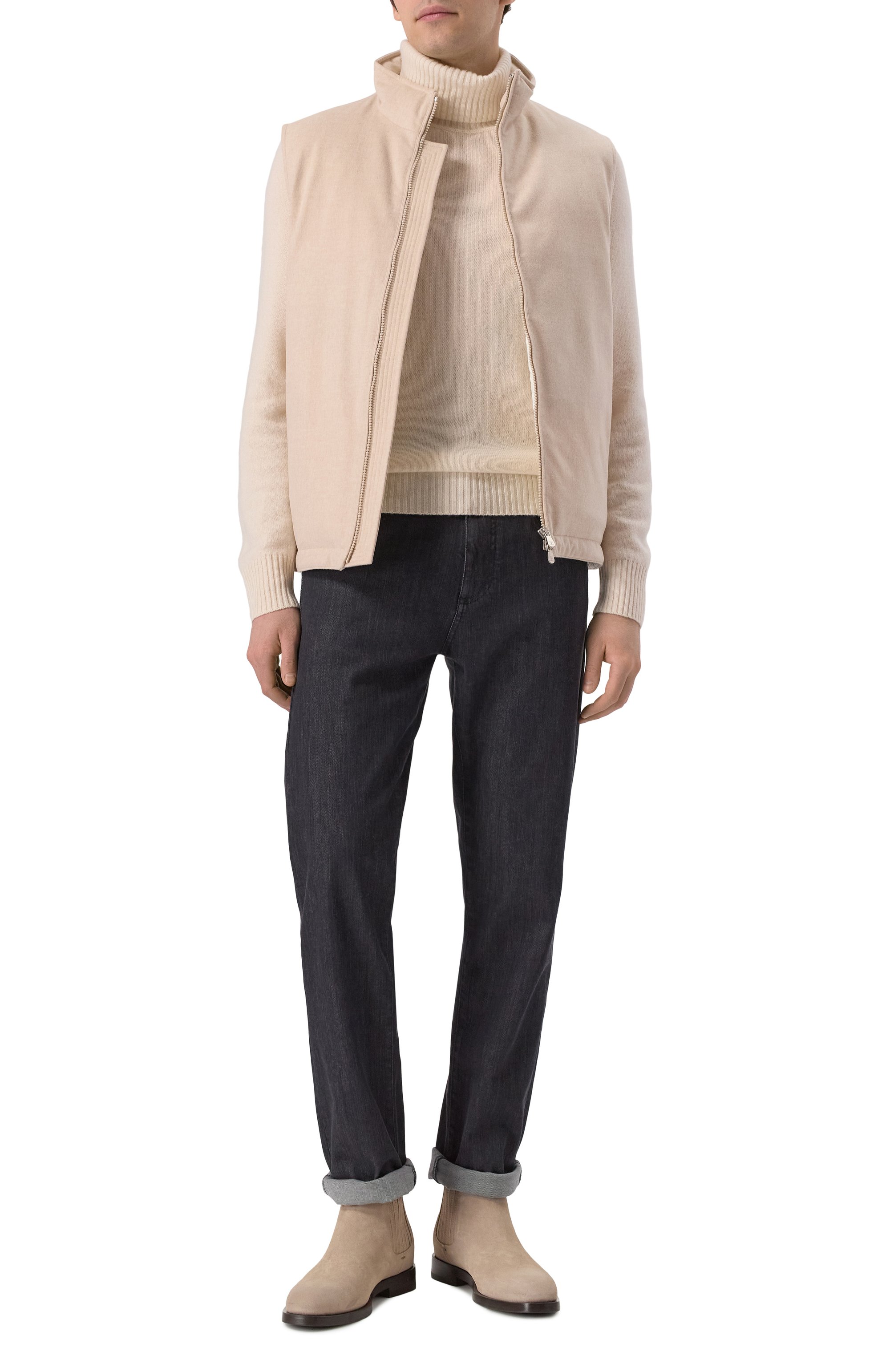 Замшевые челси BRUNELLO CUCINELLI, арт. MZUPLHV715, фото 2