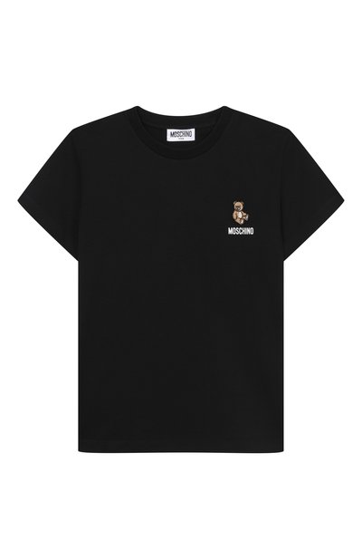 Хлопковая футболка MOSCHINO, арт. HUM05T/LAA02_001