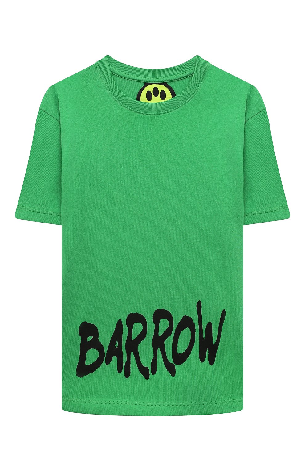 Хлопковая футболка BARROW зеленого цвета по цене 11100 руб., арт. F3BKJUTH041, фото 1 Хлопковая футболка BARROW, арт. F3BKJUTH041, фото 1