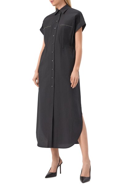 Хлопковое платье BRUNELLO CUCINELLI, арт. M0F79ARA51, фото 3