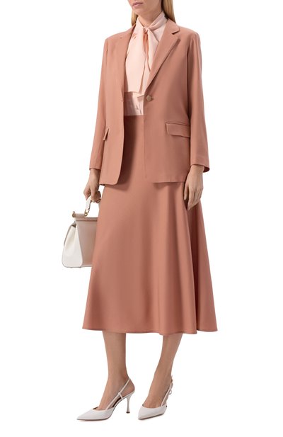 Женский шелковый топ MVST, арт. M26.2PW.B018/F090 CREP0N