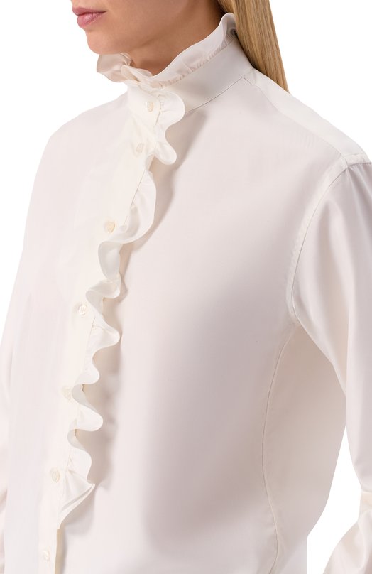 Шелковая блузка MVST M25.1PW.B006/1362 Белый  M25.1PW.B006/1362 Фото 5