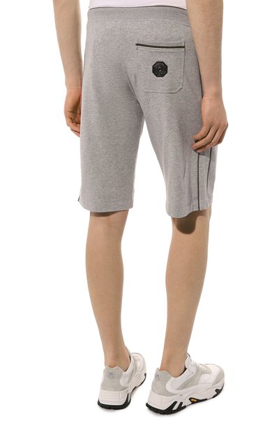 Хлопковые шорты STEFANO RICCI серого цвета по цене 79200 руб., арт. K111020B3T/T23256, фото 4 Хлопковые шорты STEFANO RICCI, арт. K111020B3T/T23256, фото 4