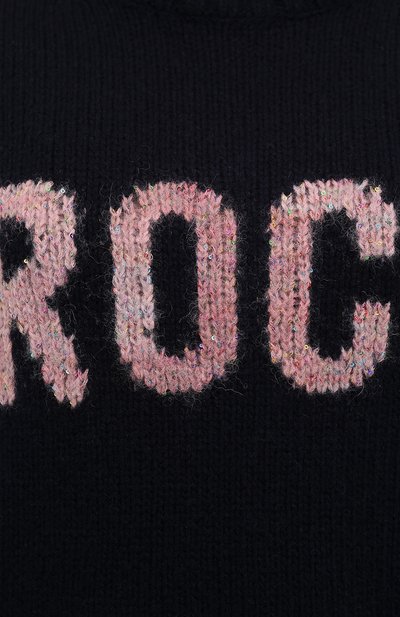 Шерстяной свитер ZADIG AND VOLTAIRE темно-синего цвета по цене 39400 руб., арт. SKMF1113F, фото 5 Шерстяной свитер ZADIG AND VOLTAIRE, арт. SKMF1113F, фото 5