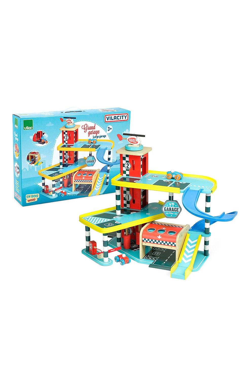 Большой гараж с машинками VILAC, арт. 2310, фото 1