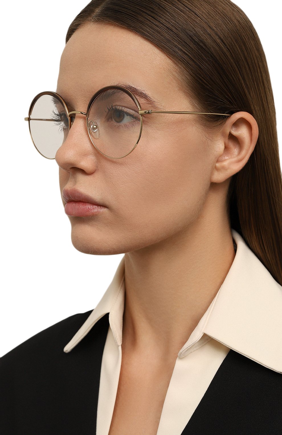 Оправа KALEOS коричневого цвета по цене 31300 руб., арт. K0RR C-003, фото 2 Оправа KALEOS, арт. K0RR C-003, фото 2