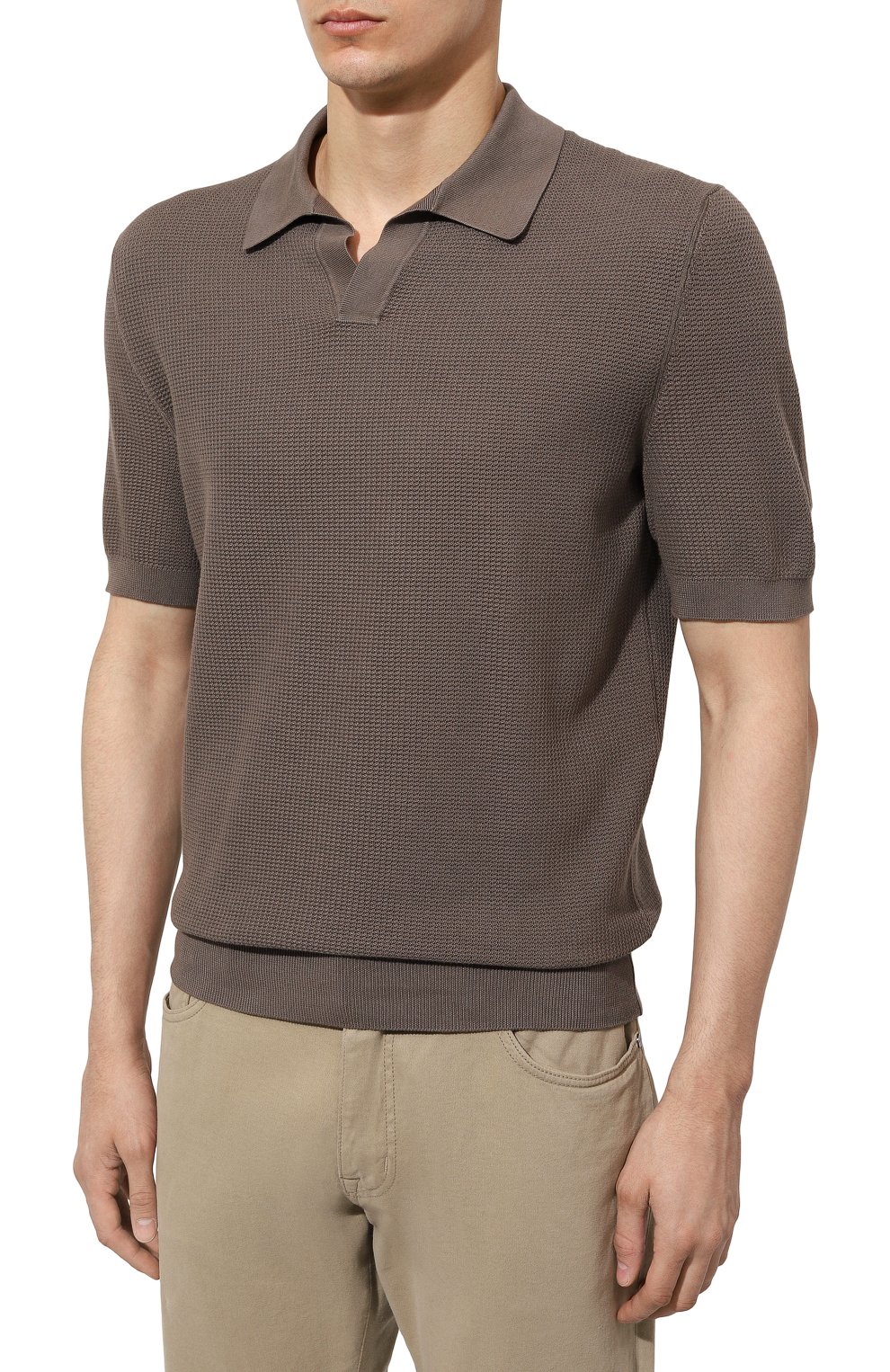 Хлопковое поло ZEGNA, арт. UDC95A7/C32, фото 3