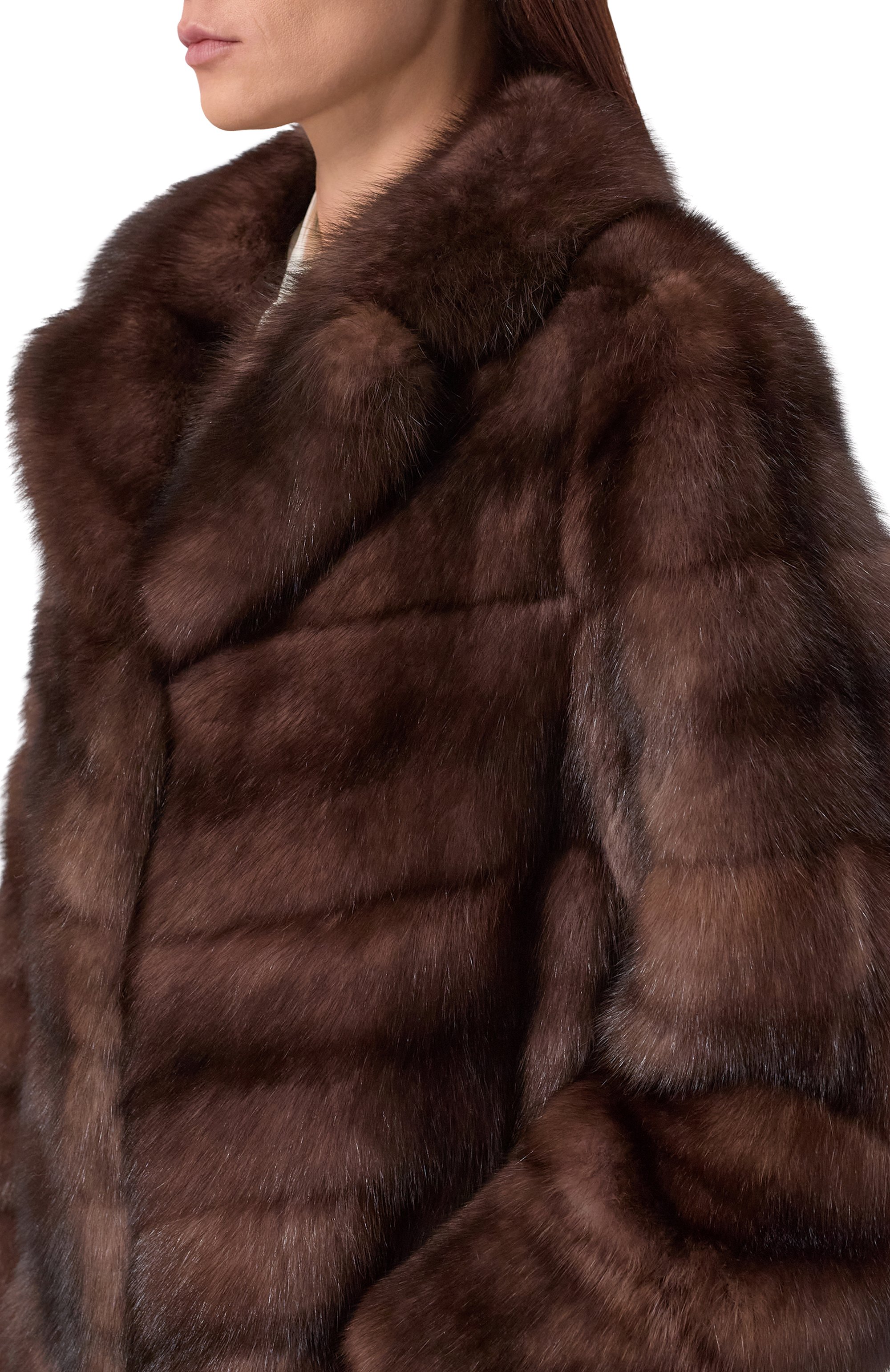 Шуба из соболя РУССКИЙ МЕХ коричневого цвета по цене 4625000 руб., арт. 62 РМ, фото 5 Шуба из соболя РУССКИЙ МЕХ, арт. 62 РМ, фото 5