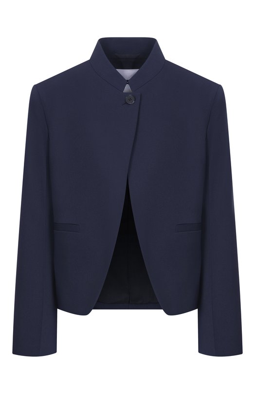 Шерстяной жакет Jil Sander J01BN0145/J40002 Синий J01BN0145/J40002