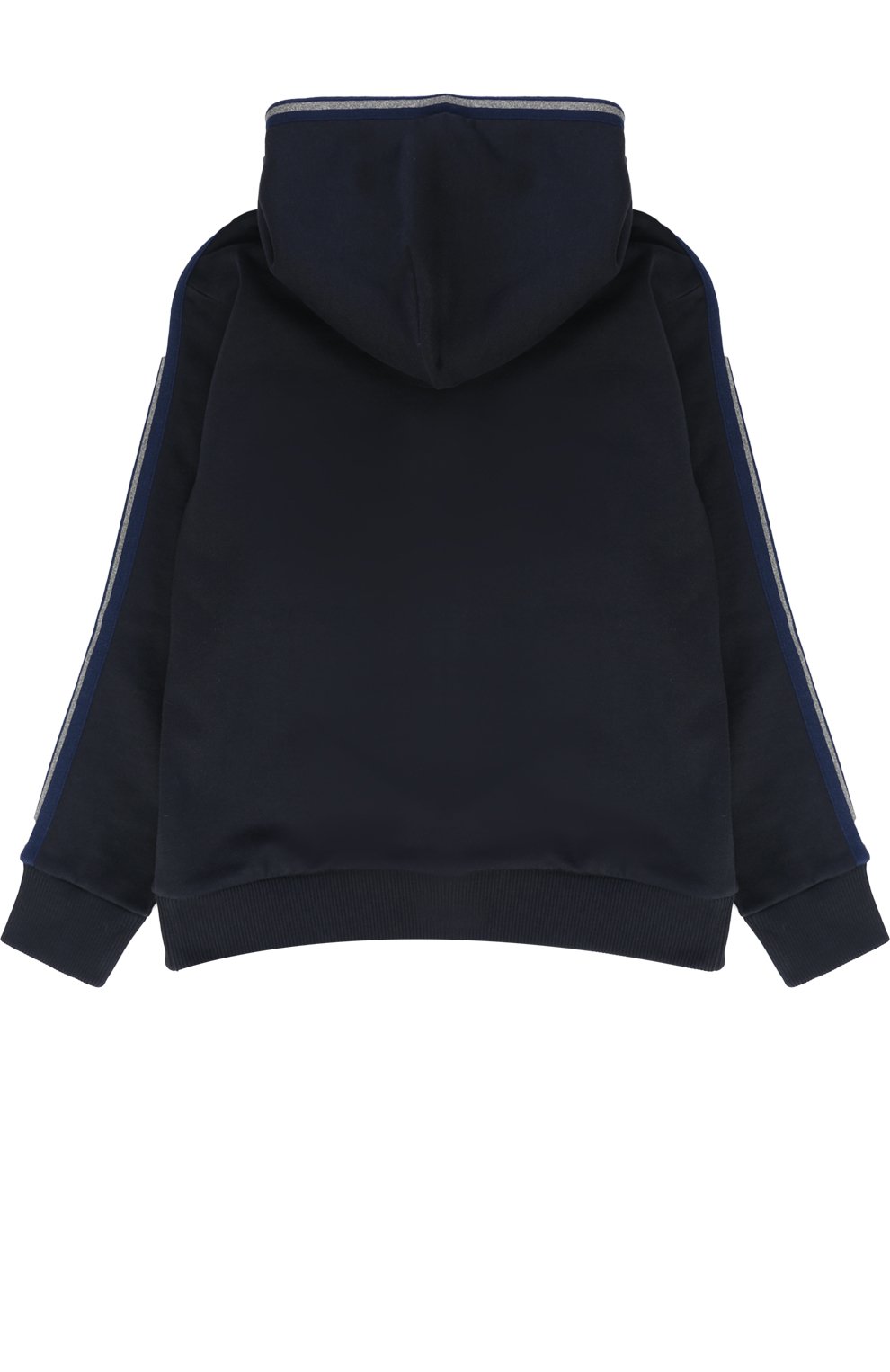 Хлопковый кардиган с контрастной отделкой и нашивкой DOLCE & GABBANA, арт. 0131/L4JW0J/G7KVB/2-6, фото 2