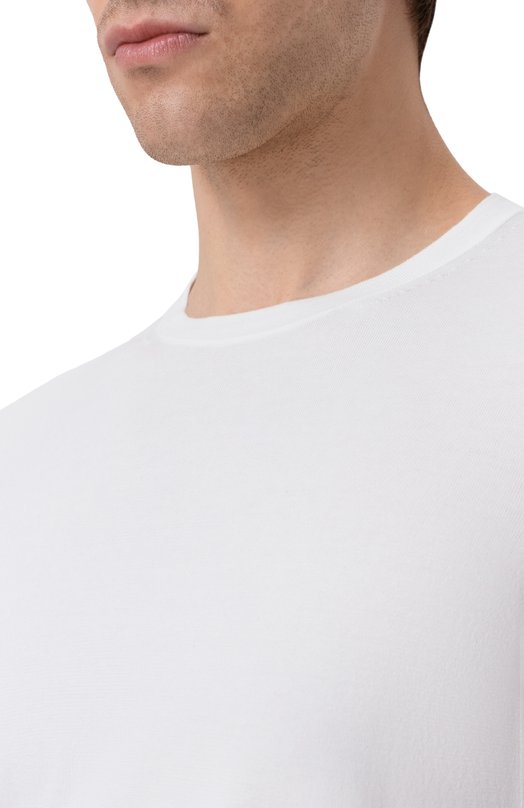 Хлопковый джемпер Gran Sasso 43104/29401 Белый  43104/29401 Фото 5