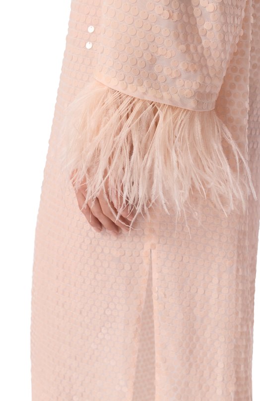 Платье с отделкой пайетками и перьями Leffers 23.52.4.15.27 Розовый  23.52.4.15.27 Фото 4