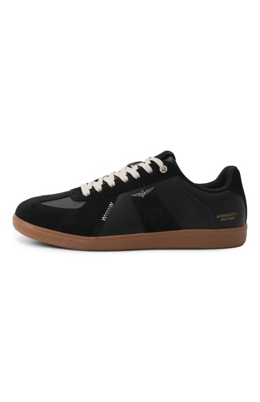 Кожаные кеды Aeronautica Militare SC0315UPL00244 Чёрный  SC0315UPL00244 Фото 4