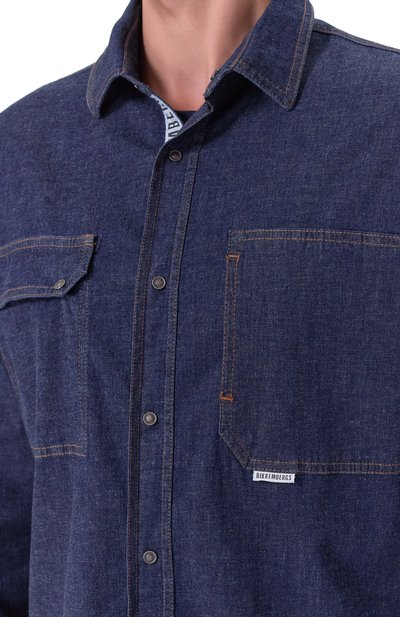 Джинсовая рубашка DIRK BIKKEMBERGS, арт. BMS1039, фото 5
